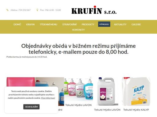 krufin s.r.o. - velkoobchod drogerií a veřejné stravování - krufin.cz