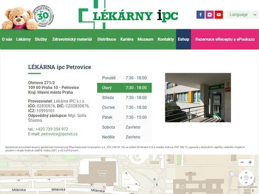 lékárny ipc – tradiční české lékárny. vše začalo sametovou revolucí a spuštěním postupné privatizace státních lékáren v naší zemi.