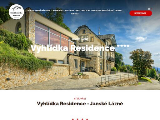 vyhlídka residence - rodinný wellness hotel v krkonoších. objevte klid a krásu jánských lázní. speciální pobytové balíčky.