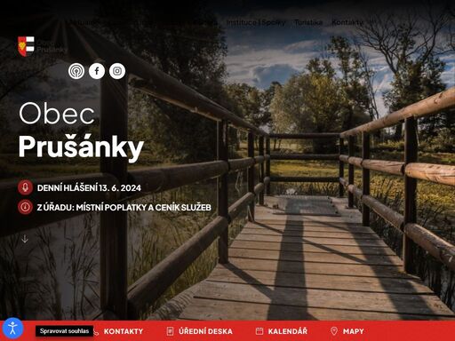 www.obecprusanky.cz