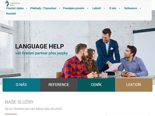 jsme jazyková agentura language help, váš firemní partner přes jazyky. nabízíme komplexní služby jazykové výuky, překladů, tlumočení i pronájmu prostor.