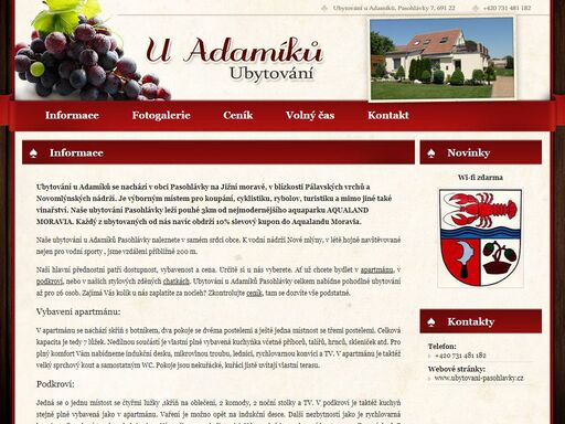 www.ubytovani-pasohlavky.cz
