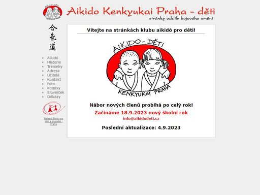 aikido kenkyukai praha - deti - aikido pro deti, bojove umeni