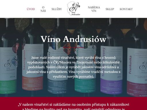 www.vinoandrusiow.cz