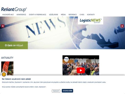 reliant group je pořadatelem logistické konference speedchain. nabízíme logistické poradenství, logistické vzdělávání, prostor na logistických portálech i v logistickém časopise logisticnews.