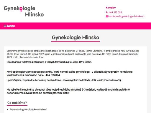 www.gynekologie-hlinsko.cz