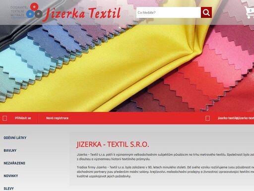 jizerka – textil s.r.o. patří k významným velkoobchodním subjektům působícím na trhu metrového textilu. společnost byla založena v liberci, ve městě s dlouhou a významnou historií textilního průmyslu.