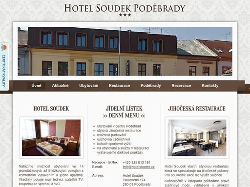 www.hotelsoudek.cz