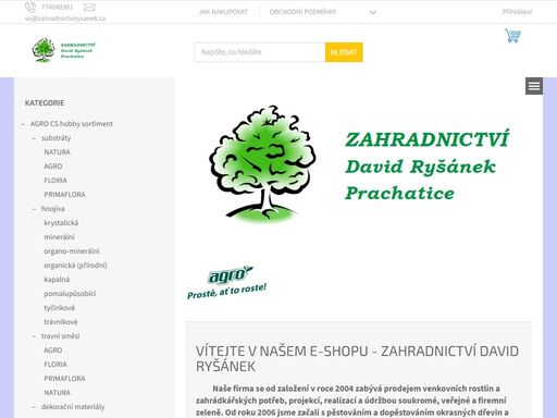 www.zahradnictvirysanek.cz