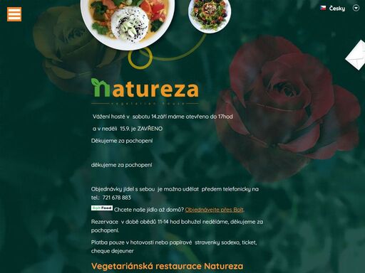 vzorový web foxmart restaurant. design a rozvržení vychází z designu šmáknisi.cz a je započítán v ceně webu.