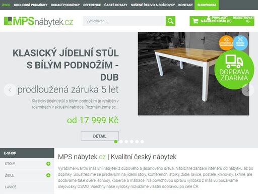český nábytek z masivu. záruka kvality a dobrých cen. neváhejte a vybírejte. rychlé dodání. zboží skladem.