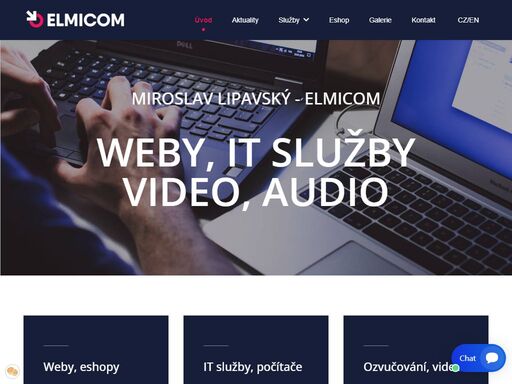 miroslav lipavský elmicom - webdesign, eshopy, aplikace, it služby, video, audio