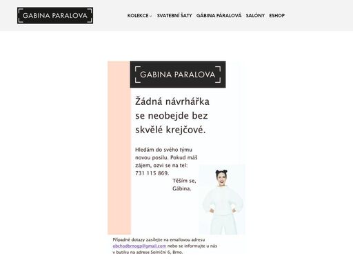www.gabinaparalova.cz