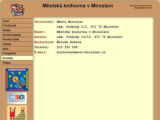 knihovnamiroslav.webk.cz/pages/kontakty.html