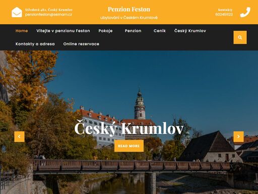 ubytování penzion feston v českém krumlově