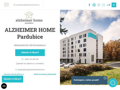 naleznete zde všechny informace, které potřebujete vědět o pobočce alzheimer home pardubice. důležitá kontaktní čísla, novinky a reference.