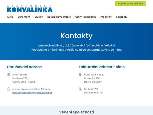 www.stavebniny-konvalinka.cz/kontakty