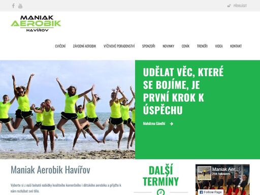 www.maniakaerobik.cz