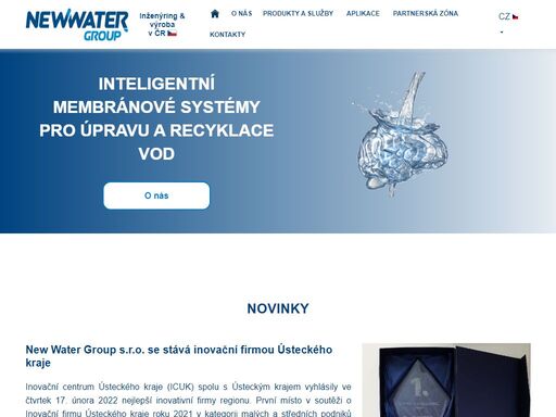 inteligentní membránové systémy pro úpravu a recyklace vod