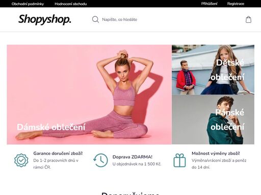 shopyshop.cz - oblečení, boty a doplňky prémiových značek. u nás najdete značkové oblečení a doplňky z usa.