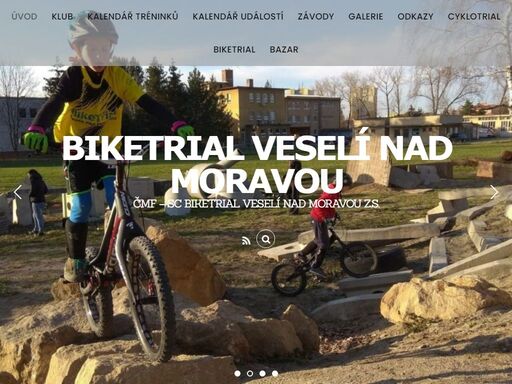 www.biketrialveselinadmoravou.cz