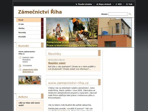 www.zamecnictvi-riha.cz
