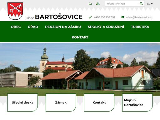 oficiální stránky obce bartošovice