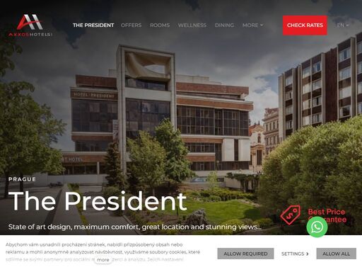 official website of hotel president, a state-of-art hotel in prague old town center. book your hotel in prague at the best price.