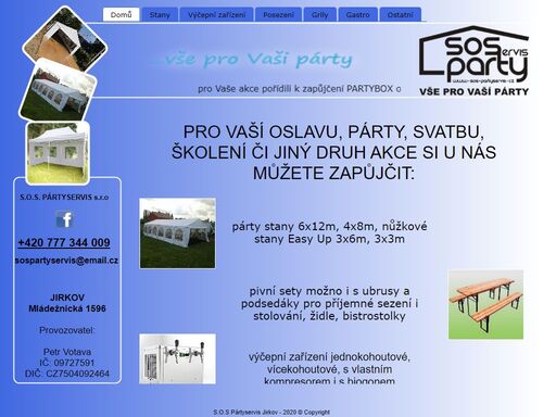 www.sos-partyservis.cz