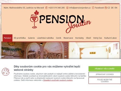 pension jordán lednice, ubytování, hotel lednice na moravě