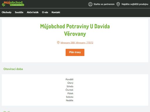 mujobchod.cz/obchody/olomoucky-kraj/potraviny-u-davida1