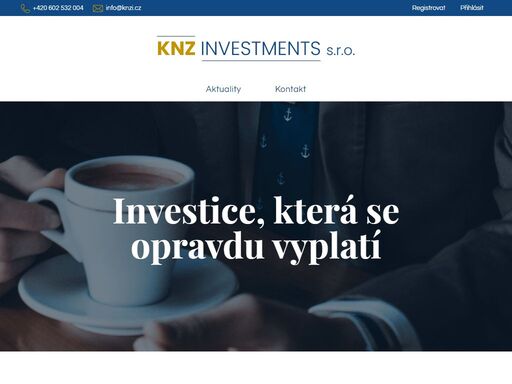 alternativní investiční fond knz investments.