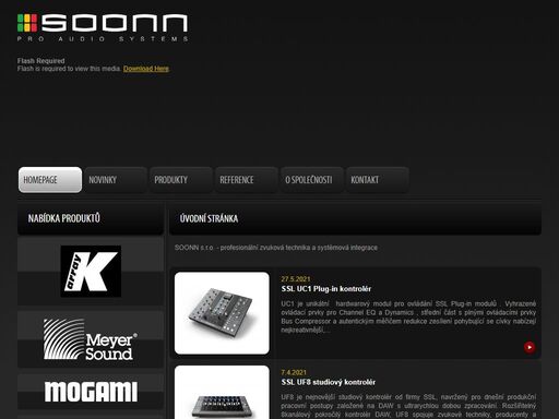 soonn s.r.o. - profesionální zvuková technika a systémová integrace.