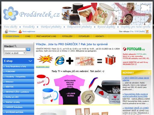 www.prodarecek.cz