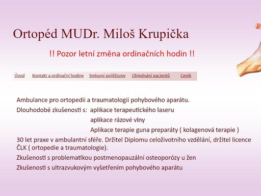 www.ortopedie-krupicka.cz