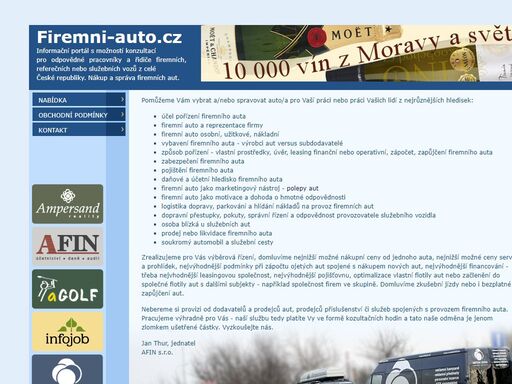 informační portál a konzultace pro firmy z celé české republiky, které se chystají nakupovat nebo spravují firemní auto/a.  