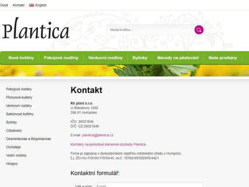 plantica.cz/cz/kontakt