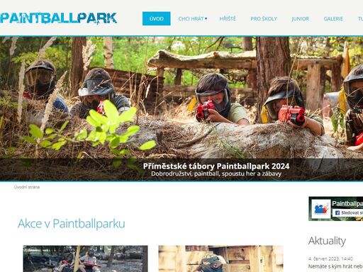 www.paintballpark.cz