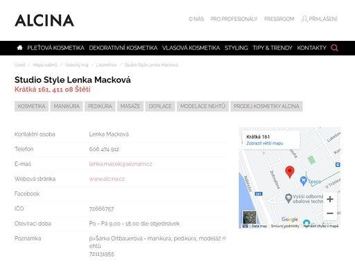 alcina.cz/salon/lenka-mackova