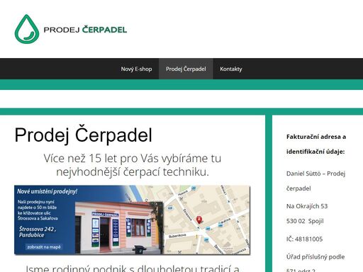 www.prodej-cerpadel.cz