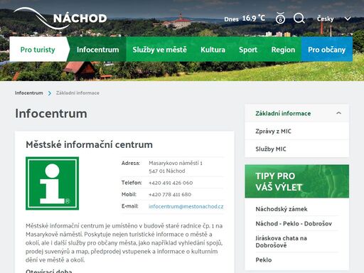 www.mestonachod.cz/infocentrum