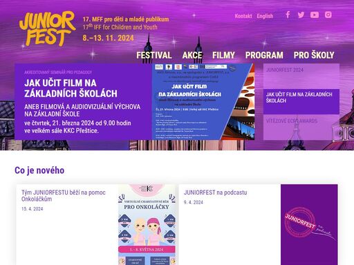 mezinárodní filmový festival juniorfest.