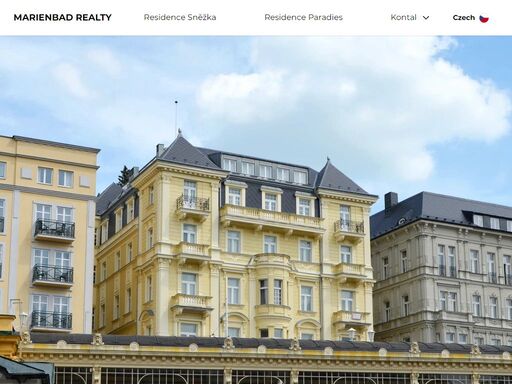 marienbad realty - realitní agentura poskytující profesionální prodej v high-end rezidenčních a komerčních segmentech. prodej a koupit nemovitost, apartmán, byt.