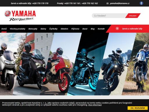 navštivte prodejnu motocyklů yamaha a vyberte si ze široké nabídky skladových motocyklů, skútrů a příslušenství. zaručujeme kvalitní servisní služby.