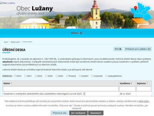 www.luzany.cz