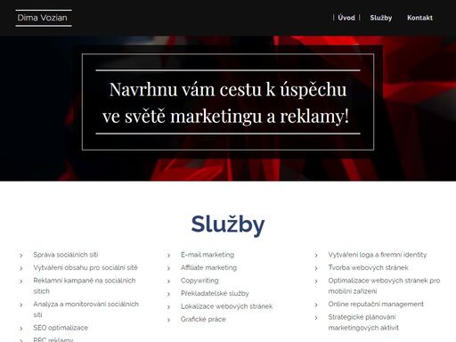 poskytujeme hr podporu, marketing, tvorbu webů a překladatelské služby. specializace na nábor řidičů a správu ppc kampaní.