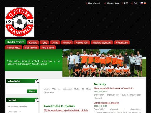 www.fotbal-chanovice.cz