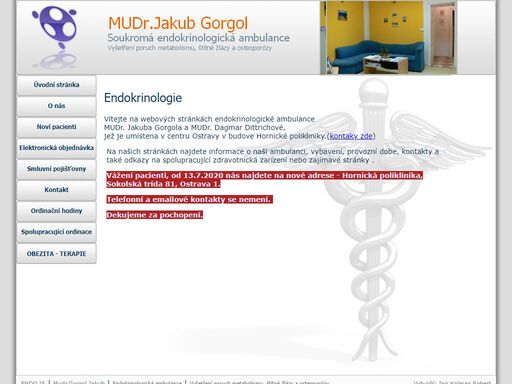 mudr. jakub gorgol - soukromá endokrinologická ambulance.