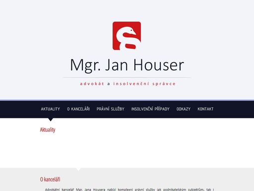 mgr. jan houser - advokát a insolvenční správce