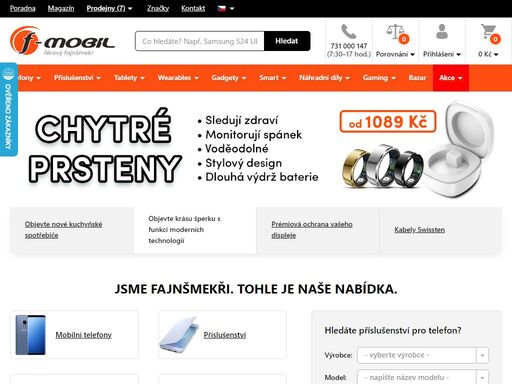 jsme féroví fajnšmekři, specialisté na mobilní telefony a příslušenství. každý den jsme tu pro své zákazníky v e-shopu i osobně na prodejnách.